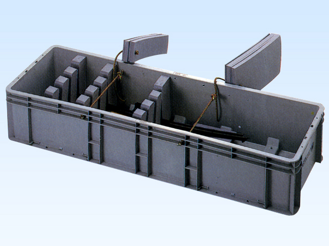 パット段積み式長尺ポリ箱＆中仕切